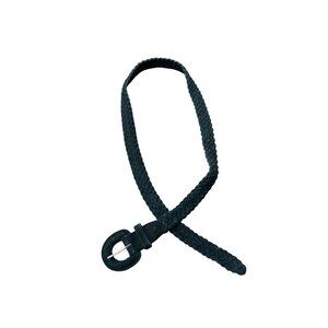 Industria Argentina Unisex Braided Suede Belt With Round Buckle Size 38" Bohemia